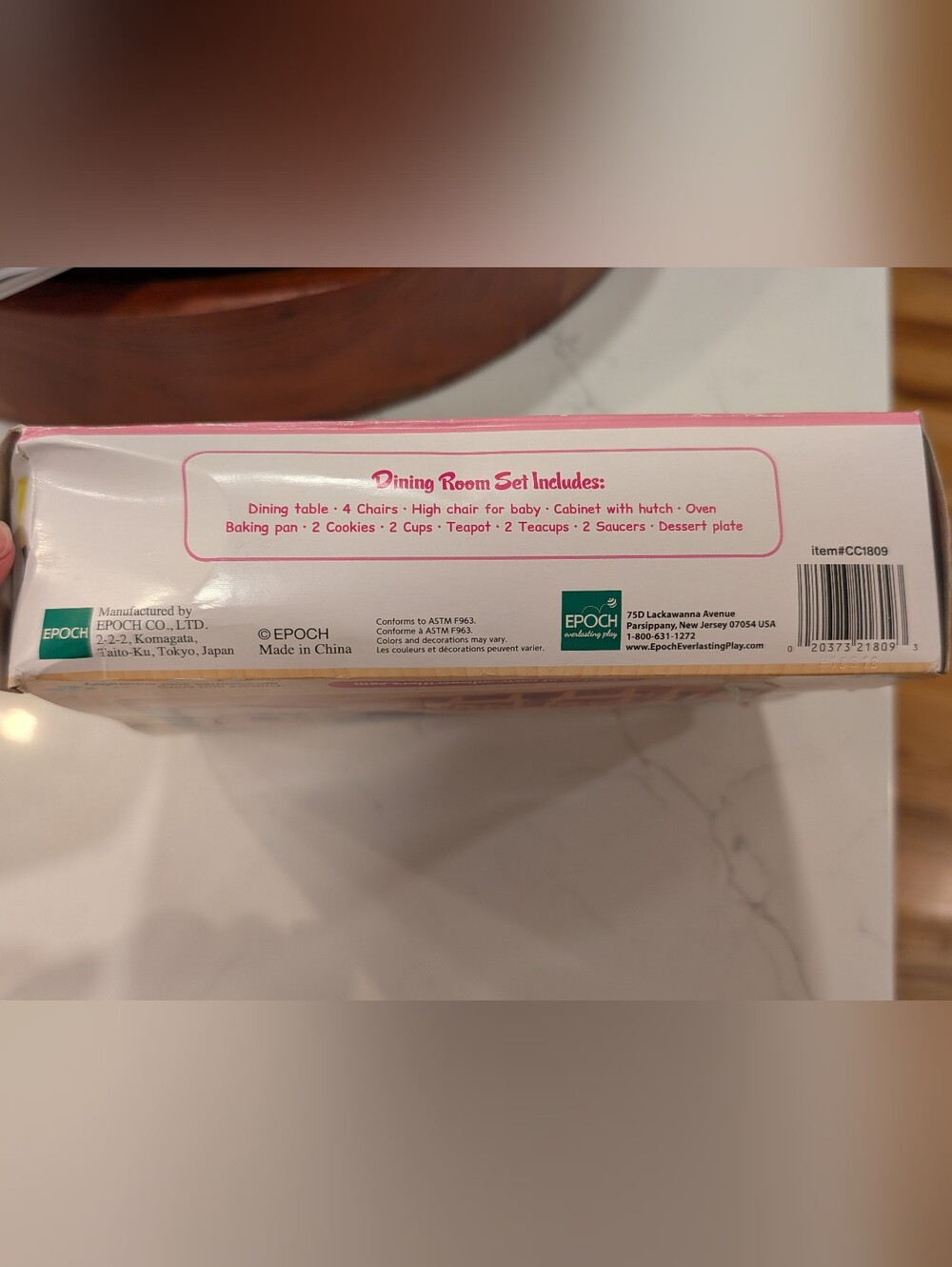Calico Critters 15 Pieces Dining Room Set *New in Box* - Picture 4 of 4